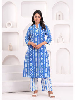 Autumnlane - Blue Printed Kurta and Pant (Set of 2)