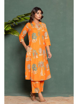 Autumnlane - Yellow Printed Kurta and Pant (Set of 2)