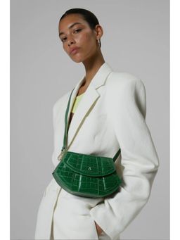 Akinna - Lusso Structured Bag - With Crossbody Strap And Gold Braided Shoulder Chain