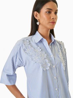 TRISARA - Opium Stripe Pure Cotton Shirt