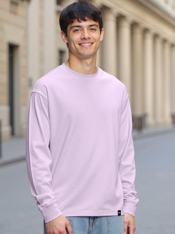 Bewakoof - Men's Purple Oversized T-shirt