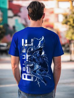 Bewakoof - Official DC Men's Blue Beetle Graphic Printed T-shirt