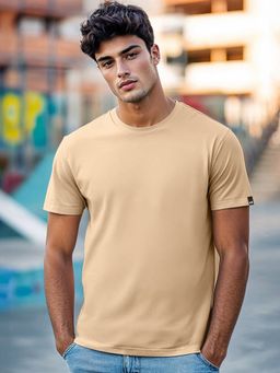 Bewakoof - Men's Brown T-Shirt