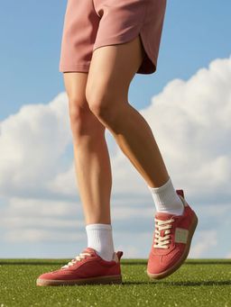 BAGATT - Staz Women Light Pink Leather Lifestyle Sneakers