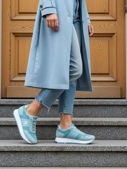 BAGATT - Blue Round Toe Low Top Pair Of Sneakers