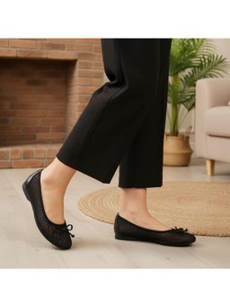 BAGATT - Inessa Black Women Ballerinas Slip-Ons