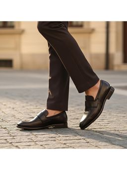 Bugatti - Mansueto Flex Revo Dark Brown Men Formal Slip-on Loafers