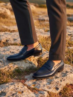 Bugatti - Margo Dark Blue Men Penny Formal Loafers