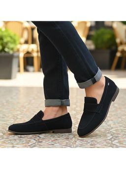 Bugatti - Tryst Blue Men Penny Formal Loafers