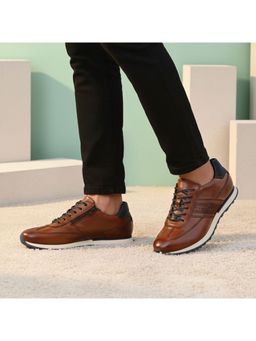 Bugatti - Ivar Brown Men Leather Sneakers