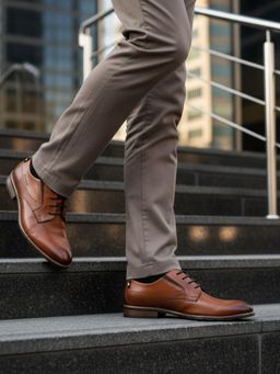 Bugatti - Lerio Comfort Tan Men Formal Derbies