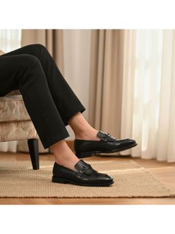 Bugatti - Liverta Flex Evo Black Men Kiltie Formal Loafers