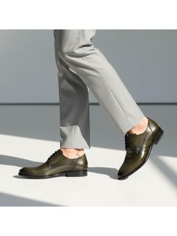 Bugatti - Mansueto Flex Dark Green Men Formal Derbies