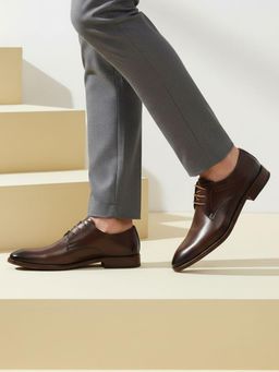 Bugatti - Rico Flex Dark Brown Men Formal Derbies