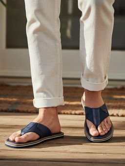 Bugatti - Cobie Navy Blue Men Thong Sandals