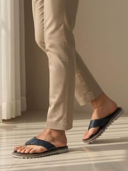 Bugatti - Limon Navy Blue Men Thong Sandals