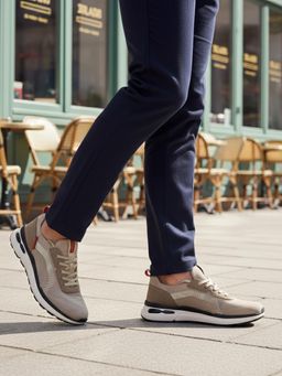 Bugatti - Sandar Beige Men Athleisure Sneakers