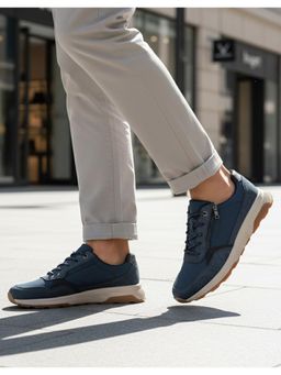 Bugatti - Jerit Dark Blue Synthetic Men Lifestyle Sneaker
