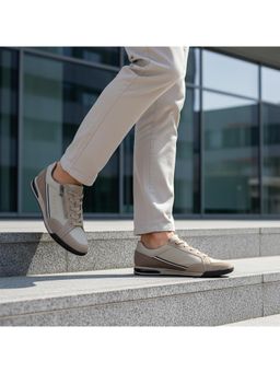 Bugatti - Trevor Beige Mens Lifestyle Sneakers