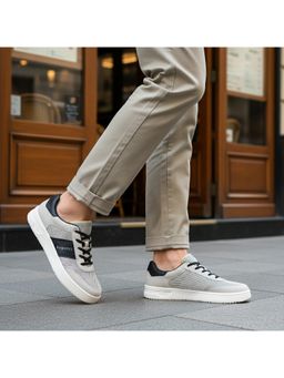 Bugatti - Mackay Light Grey Synthetic Mens Lifestyle Sneakers