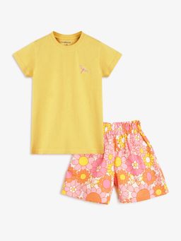 Campana - Girls Shorts & Top Clothing Yellow (Set of 2)