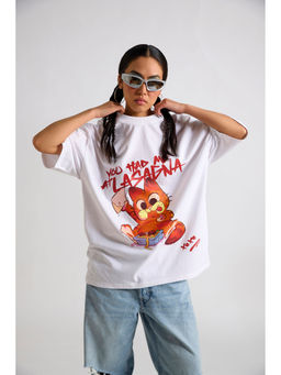 The Clothing Factory - Garfield You Had Me Lasagna Oversized T-Shirt