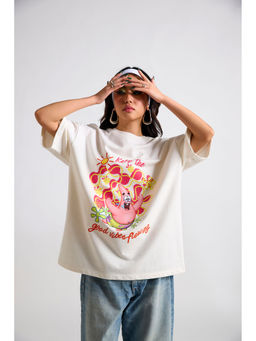 The Clothing Factory - Keep The Good Vibes Flowing Oversized T-Shirt