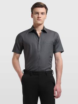 Arrow - Green Cotton Textured Shirt