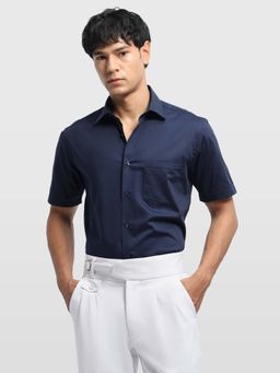 Arrow - Blue Cotton Solid Shirt