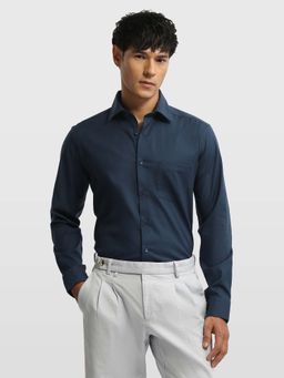 Arrow - Blue Cotton Solid Shirt