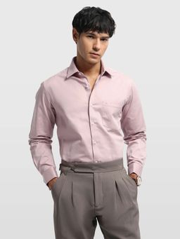 Arrow - Pink Cotton Solid Shirt
