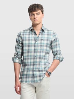Arrow Sports - Green Cotton Checks Shirt