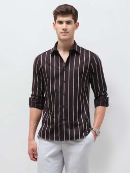 U.S. POLO ASSN. - Red Cotton Stripes Shirt