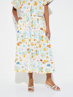 max - Women Printed Midi Skirt