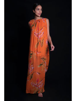 Seesa - Sundial Floral Crinkled Dress