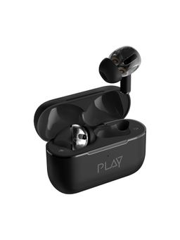 PLAY - T45 DUALPODS, TWS In-Earbuds with Mic Dual EBEL Driver, HD Call, BT 5.1 (Graphite Black)