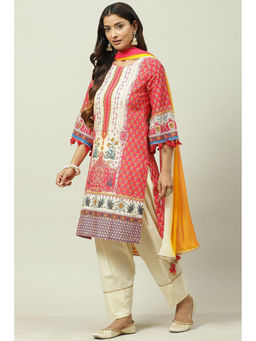 Biba - Fuschia Straight Suit (Set of 4)