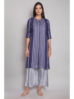 W - Blue Stripes Kurta