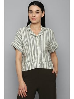 Allen Solly - Stripes Olive Shirt