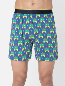 Bummer - Multi-Color Mens Printed Micro Modal Boxers Underwear Ultra Soft & Breathable