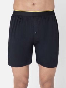 Bummer - Black Mens Solid Micro Modal Boxers Underwear Ultra Soft & Breathable