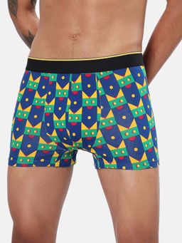 Bummer - Multi-Color Mens Printed Micro Modal Trunks Underwear Ultra Soft & Breathable