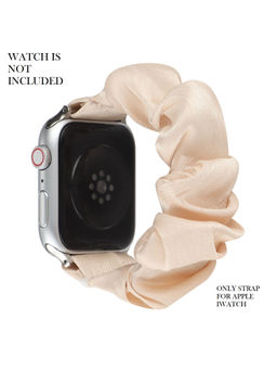 MVYNO - Scrunchie Strap for iWatch 38-40mm Series 6/5/4/3/2/1 (Cream)