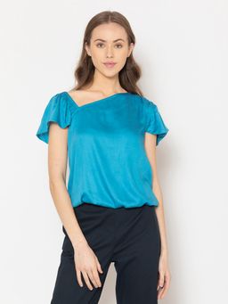 SHAYE - Asymmetric Neck Top
