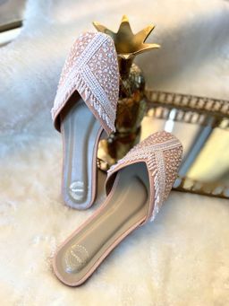 Modanta - Peach Pearl Mules
