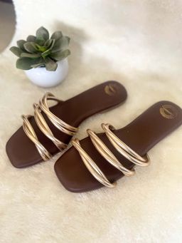 Modanta - Brown Twisted Flats