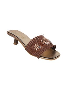 Catwalk - Brown Causal Women Sandal Heels