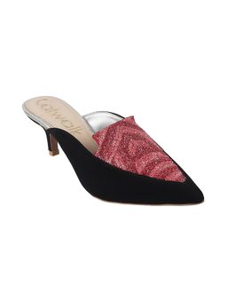 Catwalk - Red Causal Women Mules Heels