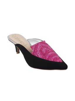 Catwalk - Pink Causal Women Mules Heels