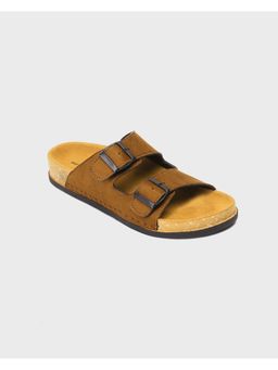 Bewakoof - Men Yellow Double Strap Sandals